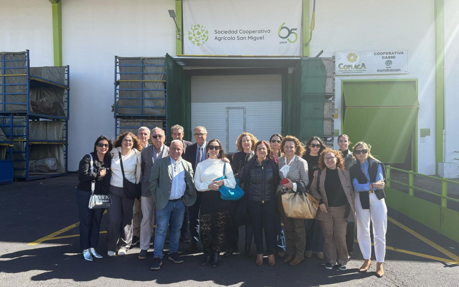 Visita a la Cooperativa Agrícola de San Miguel de Abona con motivo del 65º aniversario