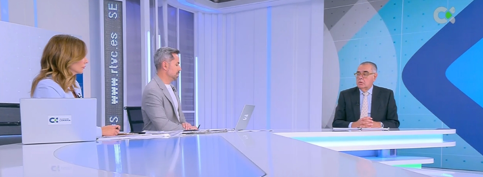 José Carlos Francisco participa en el programa de la Televisión Canaria «Buenos días Canarias»